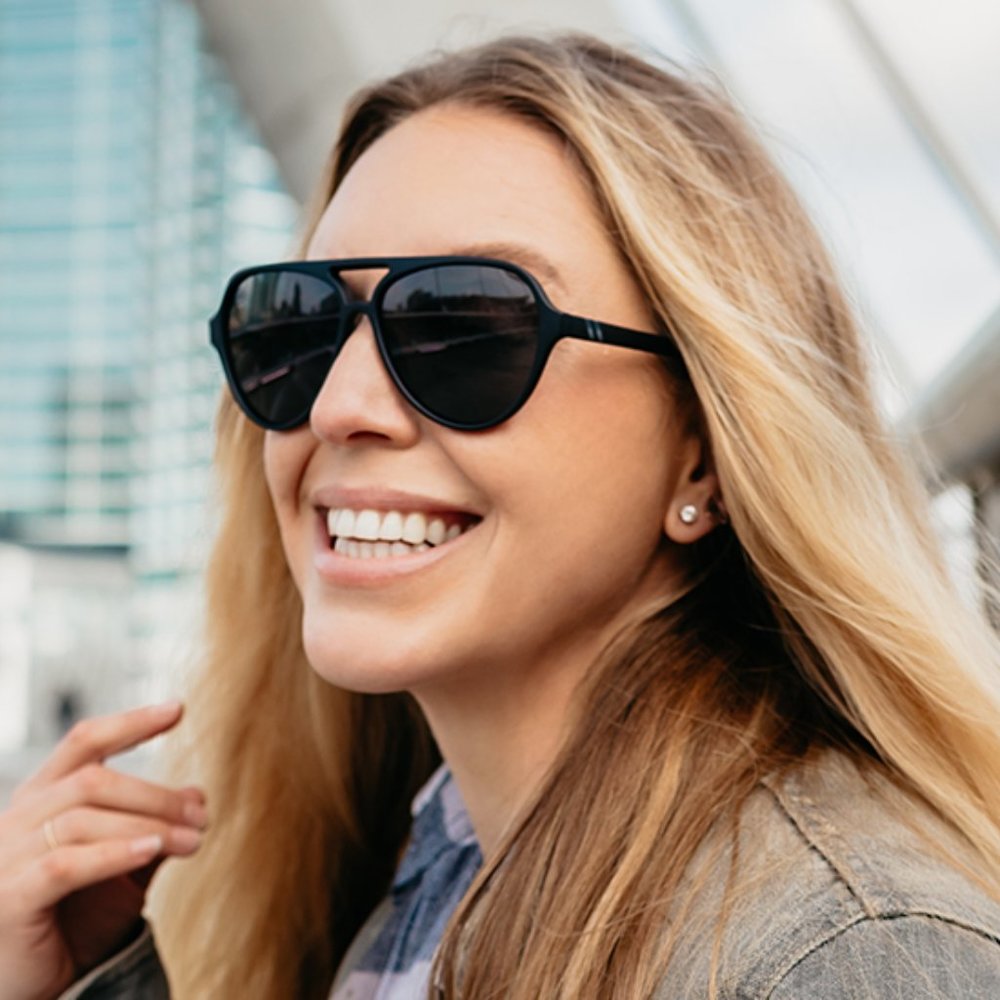 BLENDERS EYEWEAR-MAGIC ROY/SKYWAY MATTE SUNGLASSES-UNISEX/POLARIZED